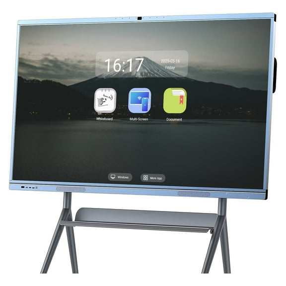 BELNET 65'' Smart Board Electronic Whiteboard Wireless Presentation Android Interactive with Camera 10-Point Touch & Built-in Media Player