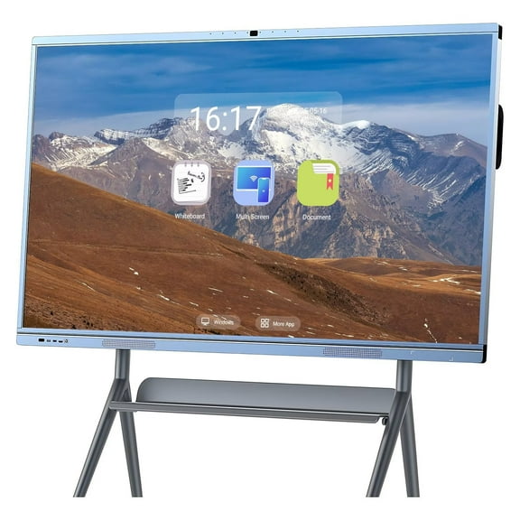 BELNET 65'' Smart Board Touch Portable Conference Display with Camera E-Beam Tracking Android Interactive & Remote Learning Support(Include Wall Mount)