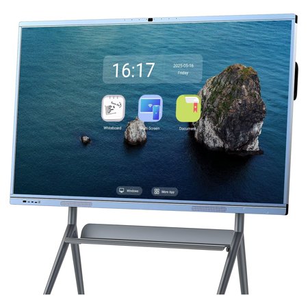 BELNET 65'' Smart Board Touch Portable Conference Display with Camera E-Beam Tracking Android Interactive & Remote Learning Support