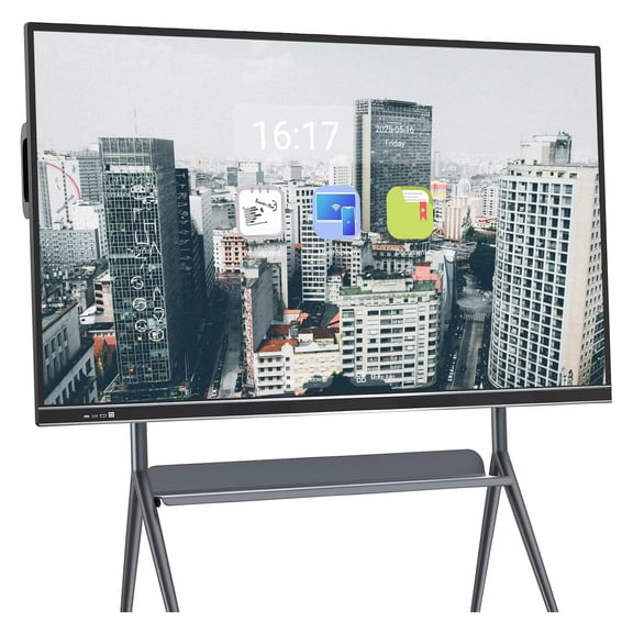 BELNET 75'' Smart Board 2080P Digital Signage Player Android Whiteboard for Retail Ads & Education(Include Wall Mount)