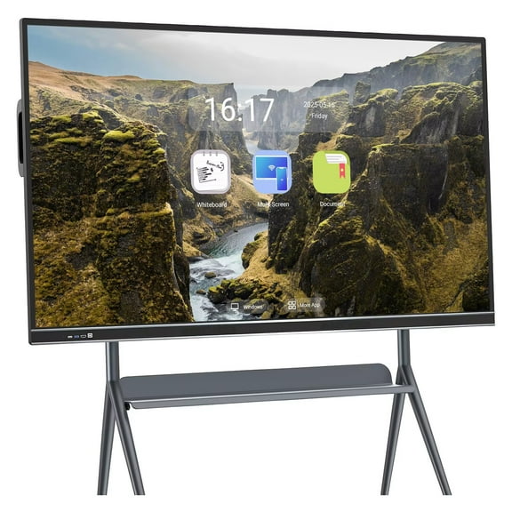BELNET 75'' Smart Board Electronic Whiteboard Touch Android-Powered Wireless casting Interactive Whiteboard for Video Conferencing & Team Collaboration
