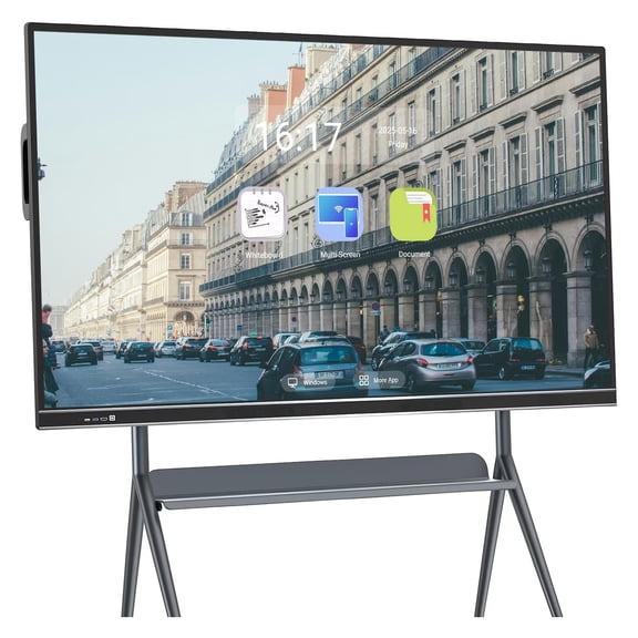 BELNET 75'' Smart Board Touch All-in-One Digital Signage Solution Android Interactive with Email/Social Media Integration(Include Wall Mount)