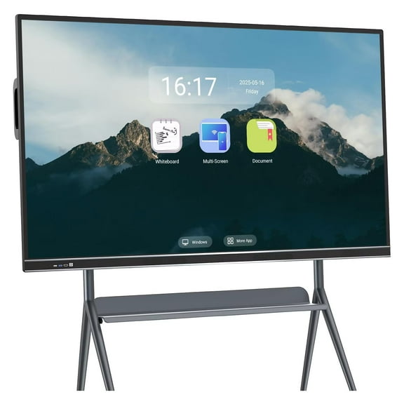BELNET 75'' Smart Board Touch Electronic Whiteboard Android TV Combo for Home Theaters & Classrooms(Include Wall Mount)