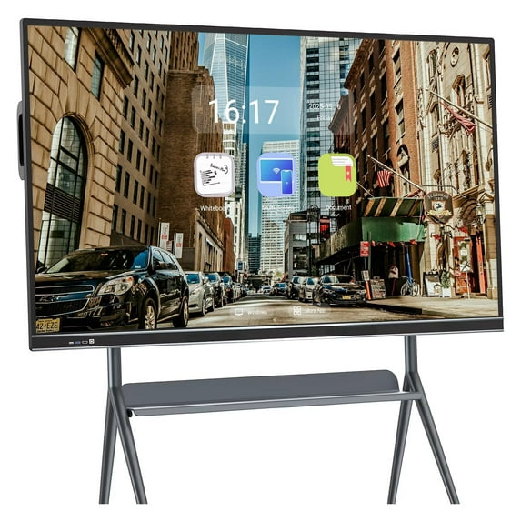 BELNET 75''Smart Whiteboard Interactive Display Reverse Mobile Control Group Collaboration Tool for Home, Meetings & Education(Include Wall Mount)