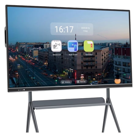 BELNET 86 Inch Smart Board Interactive Display with 10-Point Touch & Screen Mirroring for Team Collaboration4k Monitor