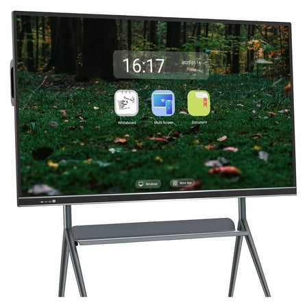 BELNET 86 Inch Smart Board 4K Multi-Touch Screen Collaboration Dual OS Smart TVs for Living Room, Office and Bedroom(Include Wall Mount)