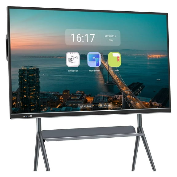 BELNET 86'' Smart Board Electronic Whiteboard 1080P Digital Signage Player Android 12 Whiteboard for Retail Ads & Education