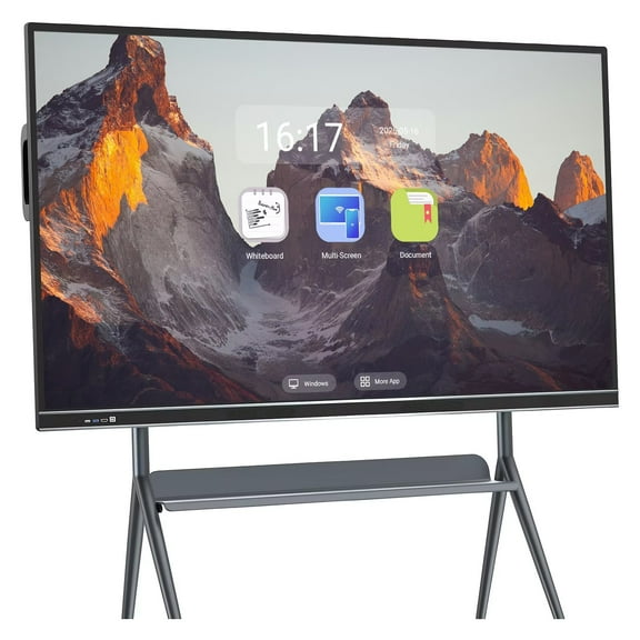 BELNET 86'' Smart Board Electronic Whiteboard Touch Digital Menu Board Solution Android Interactive with Scheduling & Customizable Graphics