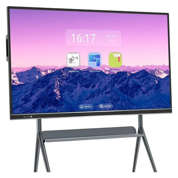 BELNET 86'' Smart Board Electronic Whiteboard Touch Electronic Whiteboard Android TV Combo for Home Theaters & Classrooms
