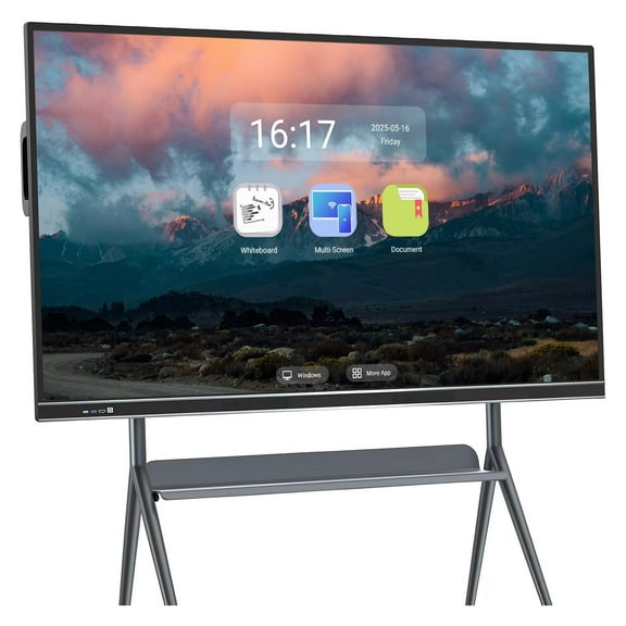 BELNET 86'' Smart Board Electronic Whiteboard Touch Interactive Display for Retail Signage Android Interactive with QR Code Sharing & Email Export
