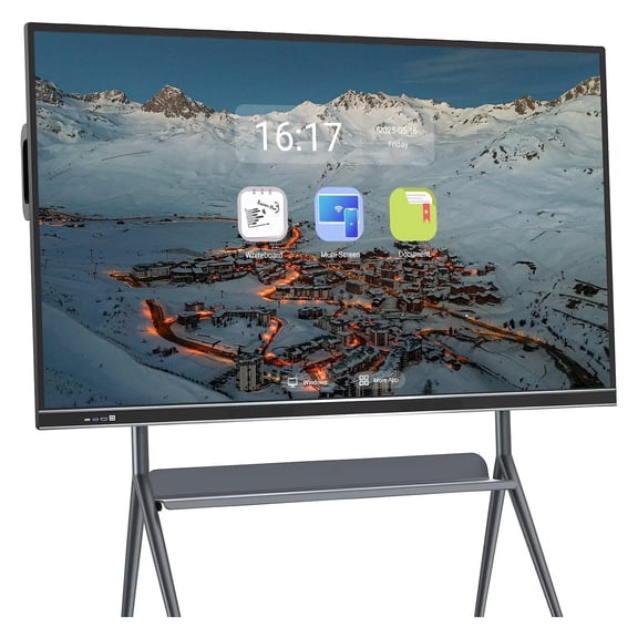 BELNET 86'' Smart Board Touch Digital Menu Board Solution Android Interactive with Scheduling & Customizable Graphics(Include Wall Mount)