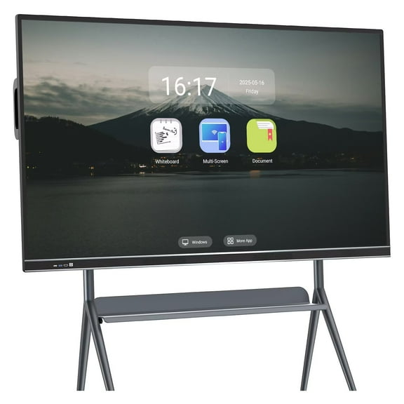 BELNET 86'' Smart Board Wireless Presentation Android Interactive with 10-Point Touch & Built-in Media Player