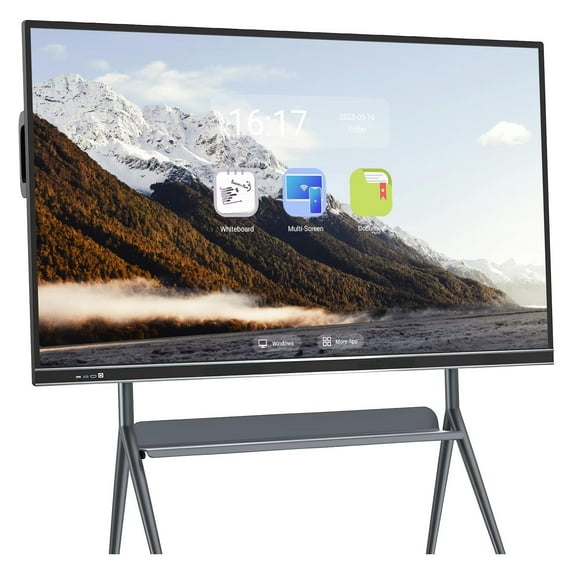 BELNET Android Smart TV + Whiteboard Combo 4K Streaming & Office 86'' Screen Interactive Board(Include Wall Mount)