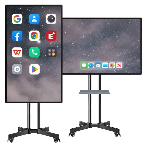 BELNET Conference Smart Board 49" 2K 20-Point Touch Interactive Electronic Whiteboard Wireless Split-Screen for Classroom Office(Include Wall Mount)