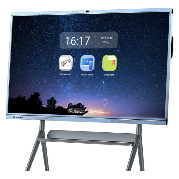 BELNET Digital Smart Whiteboard, 65''Smart TVs, 4K UHD Interactive Whiteboard, All in One Smartboard for Office Built in Dual System for Classroom