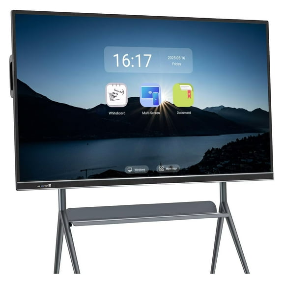 BELNET Dual OS System Smart TV 75 Inch 4K HDR & Gesture Control for Living Room, Office and Bedroom(Include Wall Mount)