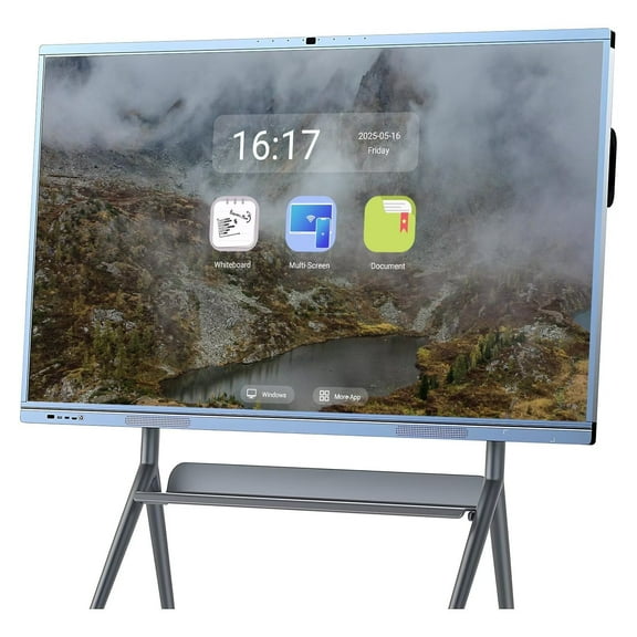 BELNET Livingroom Smart TVs, 4K Monitor All-In-One Multi-Touch Interactiv 65 Inch Wireless Projection Electronic Calendar for Family, Business and Office(Include Wall Mount)