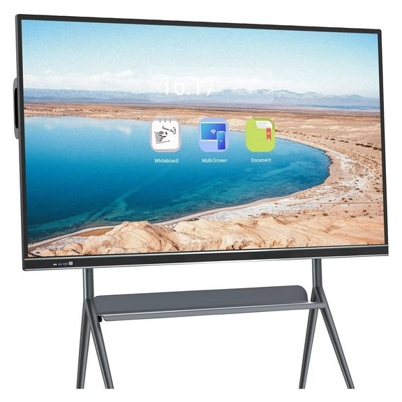 BELNET Livingroom Smart TVs 4K Monitor Touch Screen All-In-One 86 Inch Wireless Projection Electronic Calendar for Family, Business and Office(Include Wall Mount)