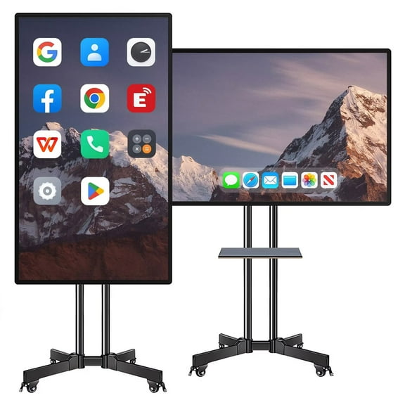 BELNET Smart Board 49" 4K Touchscreen, Digital Whiteboard, Electronic Calendar & Advertising Display, Dual System for Classroom & Business