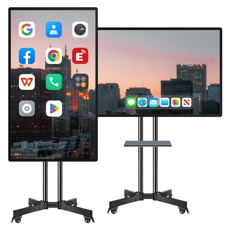 BELNET Smart Board 49 Inch Dual OS Infrared Touch Interactive Whiteboard with Eshare Mirroring for Android 11.0/Windows 10 Pro for Meeting Room/Classroom(Include Wall Mount)