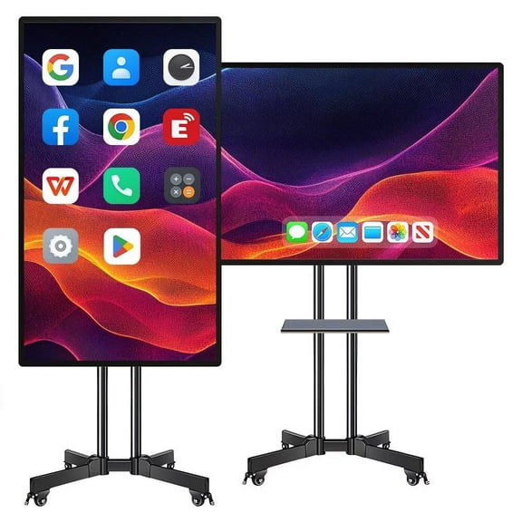 BELNET Smart Board, 49 Inch Touch Screen All-In-One Computer Digital Electronic Whiteboard Smart Board, Electronic Calendar Touchscreen Monitor Player for Advertisin