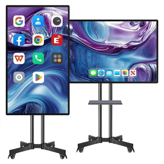 BELNET Smart Board 49 Inch Touch Screen Digital Electronic Calendar All-In-One Smart Board, Live Streaming 1080P Monitor Player for Advertisin