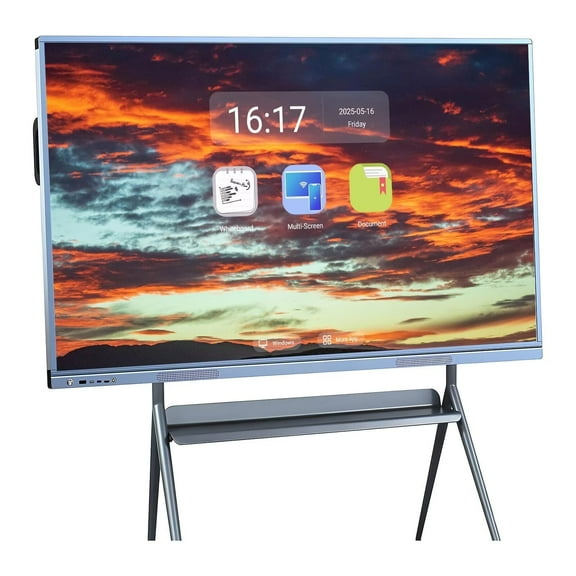 BELNET Smart Board 55" 4K UHD Dual System Conference Display, Android+Windows 10 OPS Ready