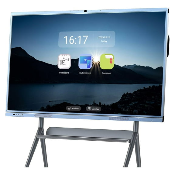 BELNET Smart Board 65" Interactive Whiteboard 4K Wireless Touch Windows & Android Smart TVs for Video Meetings(Include Wall Mount)