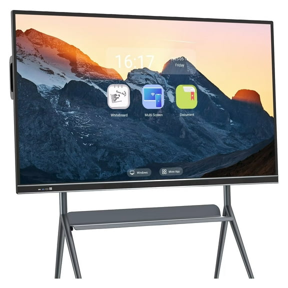 BELNET Smart Board 75 Inch Interactive Digital Whiteboard with Screen Mirroring for Classroom & Business Meetings4k Monitor