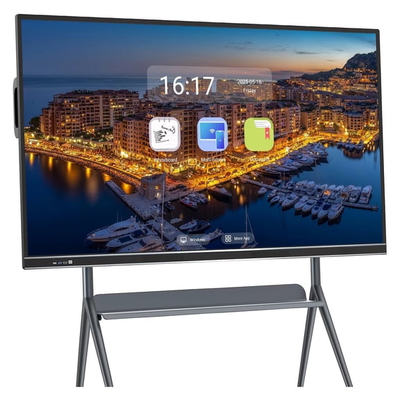 BELNET Smart Board 86 Inch for Wireless Projection &Multi-Touch Control for Office/Conference/Classroom(Include Wall Mount)