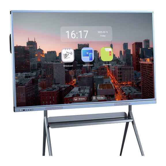 BELNET Smart BoardWireless 4K InteractiveMulti-Touch Whiteboard 55 Inch for Educational/Kids Learning for Group Activities(Include Wall Mount)