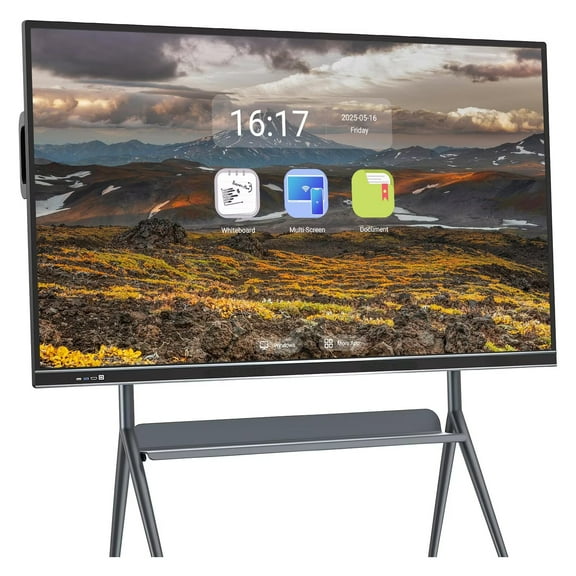 BELNET Smart Display 75" 4K, Infrared Touch, Electronic Whiteboard, Digital Signage, Industrial Control Room
