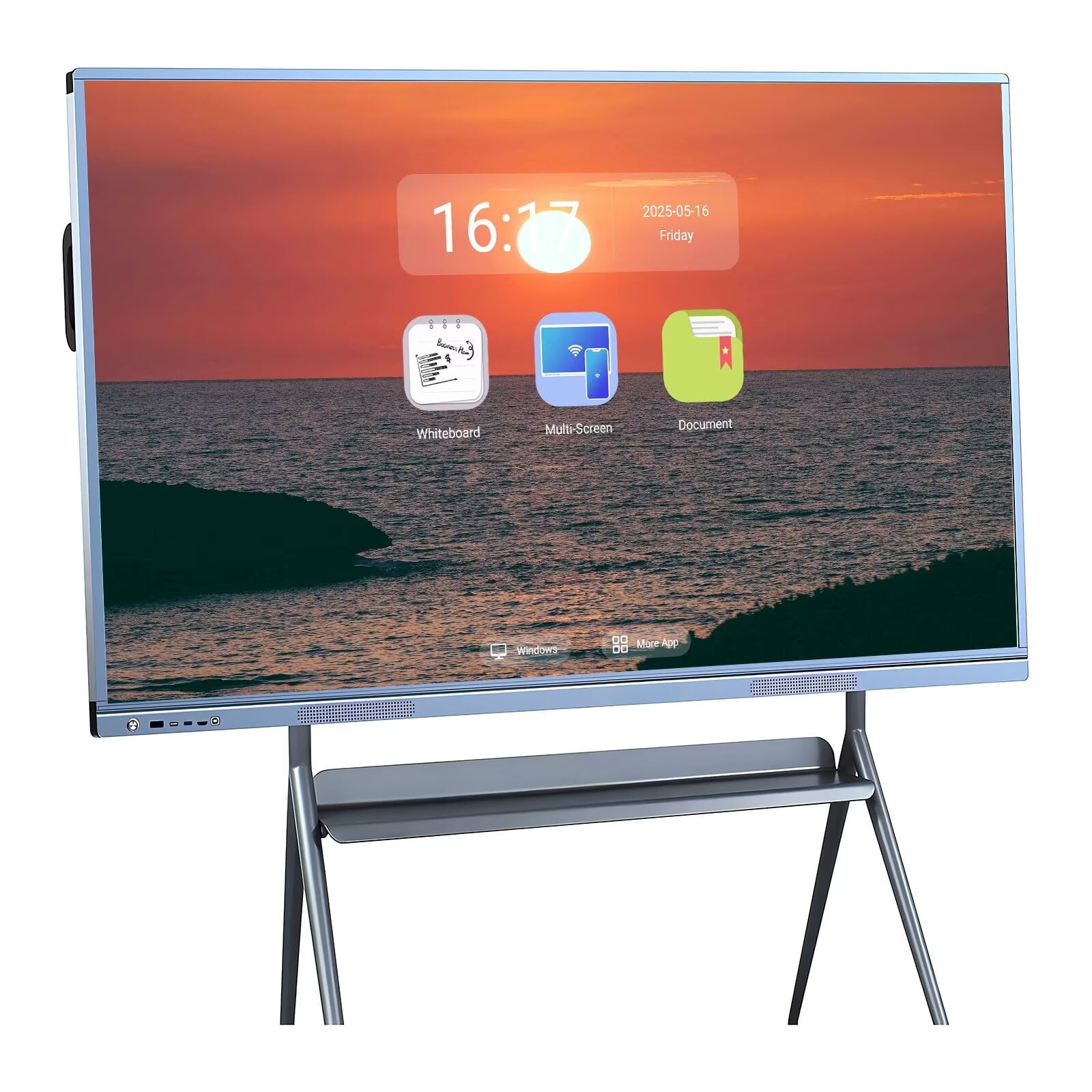 BELNET Smart TV 55 Inch with Infrared Touch Dual OS System Boardroom & Living Room Presentation Display​(Include Wall Mount)