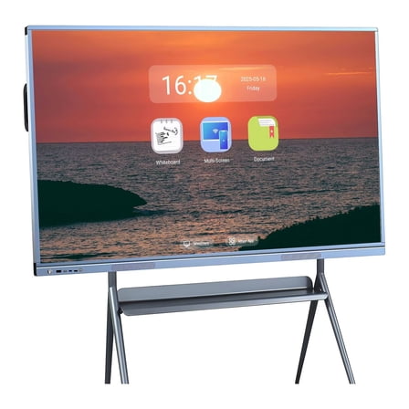 BELNET Smart TV 55 Inch with Infrared Touch Dual OS System Boardroom & Living Room Presentation Display(Include Wall Mount)