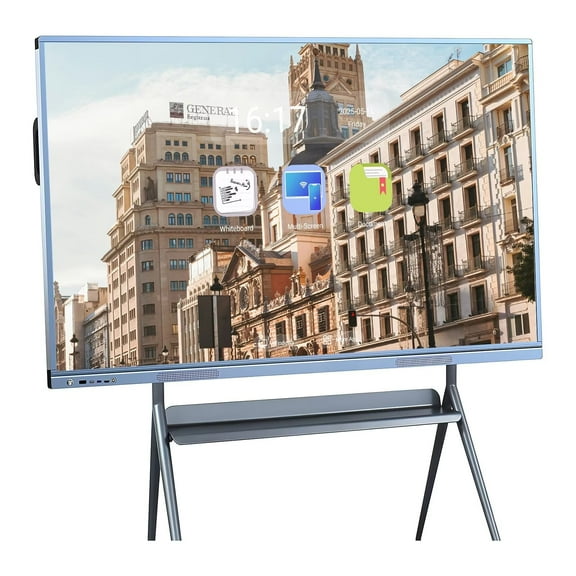 BELNET Smart TVs, 55'' 4K UHD Interactive Whiteboard, All in One Smartboard for Office, Digital Smart Whiteboard Built in Dual System for Classroom