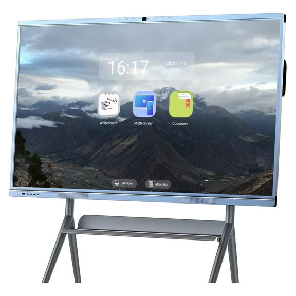 BELNET Smart TVs 65" 4K Touch Interactive Electronic Whiteboard Wireless Windows & Android for Professional Meetings(Include Wall Mount)