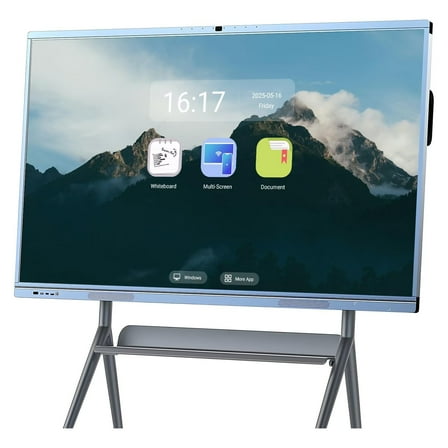 BELNET Smart TVs 65" Touch Interactive Display 4K Dual OS Cloud App Support Wireless for Classroom Office(Include Wall Mount)