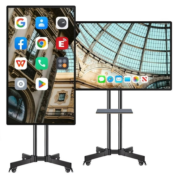 BELNET Smart TVs 4K Video Conference Touch Interactive Board 49" All-in-One Wireless Collaboration Display for Classroom Office