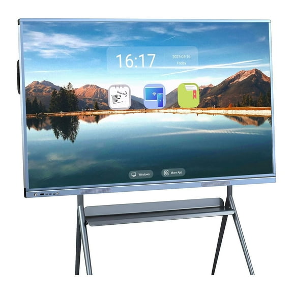 BELNET Smart TVs Interactive Whiteboard, 55 Inch All-In-One Touch Screen Electronic Calendar, 4K UHD Wireless Projection Player for Advertisin, office and Business