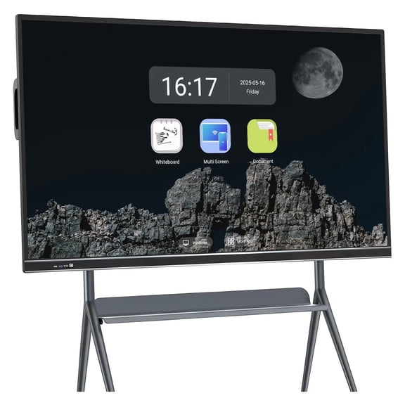 BELNET Smart TVs Touchscreen 75 Inch Screen Mirroring Wireless Projection Digital Calendar, Electronic Meeting Board for Office and Classroom(Include Wall Mount)