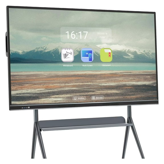 BELNET Smart TVs Touchscreen 86 Inch Screen Mirroring Wireless Projection Digital Calendar, Electronic Meeting Board for Office and Classroom(Include Wall Mount)