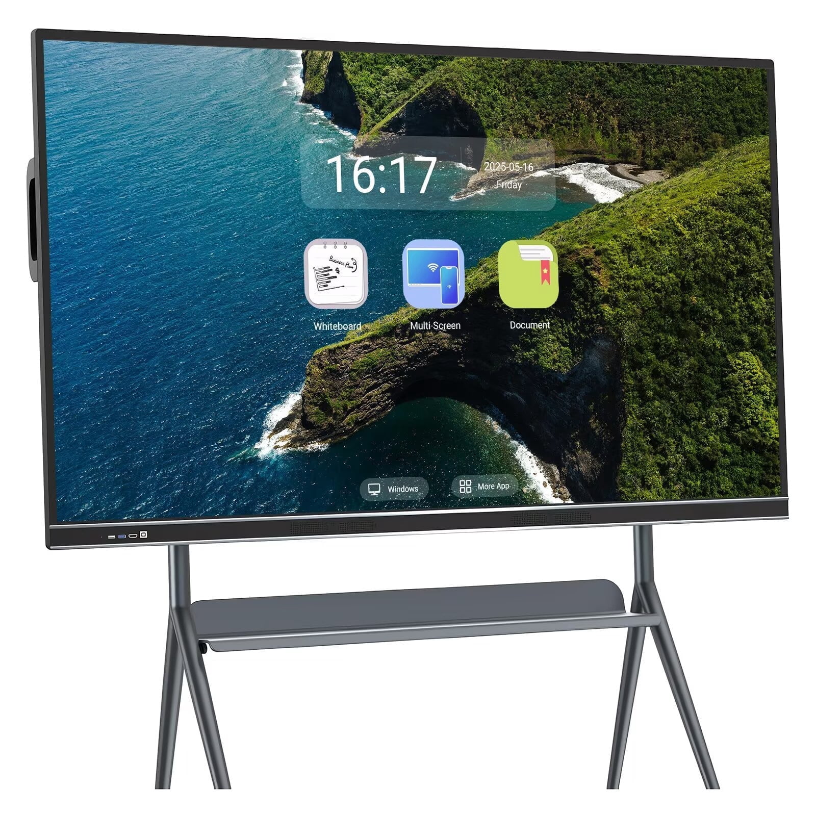 BELNET Smart Whiteboard 75-Inch Smart Board 20-Point IR Touchscreen Video Conferencing & Digital for Home, Meetings & Education(Include Wall Mount)