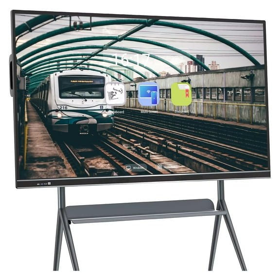 BELNET Smart Whiteboard Affordable Smart Board 75-Inch 4K Whiteboard Holographic Writing & Easy Setup for Home, Meetings & Education(Include Wall Mount)