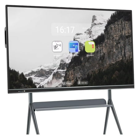 BELNET Smart Whiteboard All-in-One Conference Interactive Board 75'' 4K UHD Display Dual OS (Android/Windows) for Teams(Include Wall Mount)