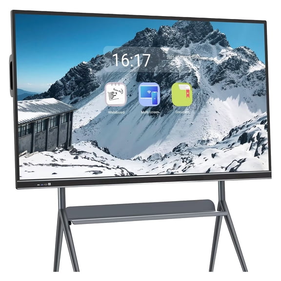 BELNET Smart Whiteboard Wireless Presentation Hub 86'' 4K Display USB Media Player for Home, Meetings & Education(Include Wall Mount)