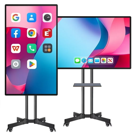 BELNET Smartboard, 49 Inch Touch Screen Board Digital Electronic Calendar Interacti Whiteboard, All-In-One Computer 1080P Monitor Player for Advertisin, Classroom And Digital Signage Displays