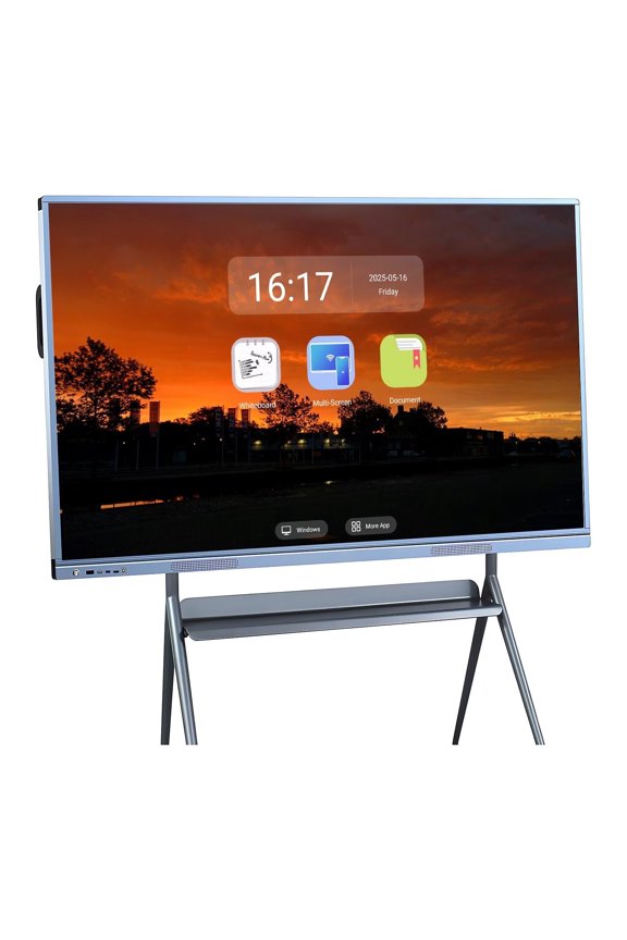 Touch Screen Board, 55 55 Inch Touch Screen All-In-One Computer Digital Electronic Whiteboard, Electronic Calendar Touchscreen Monitor Player for Advertisin
