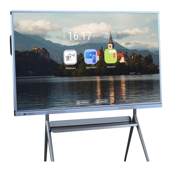 BELNET Touch Screen Board, 55 Inch Smart Board All-In-One Computer Digital Electronic Interactive Whiteboard, Electronic Calendar Touchscreen Monitor Player for Advertisin