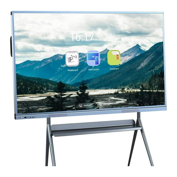 BELNET Touch Screen Board, 55 Inch Smart Board Digital Electronic Whiteboard and Smartboard 4K Uhd Built-In Camera Player for Advertisin