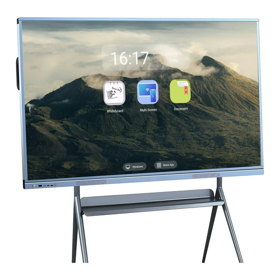 BELNET Touch Screen Board, 55 Inch Smart TVs Digital Electronic Whiteboard and Smartboard 4K Uhd Built-In Camera Player for Advertisin
